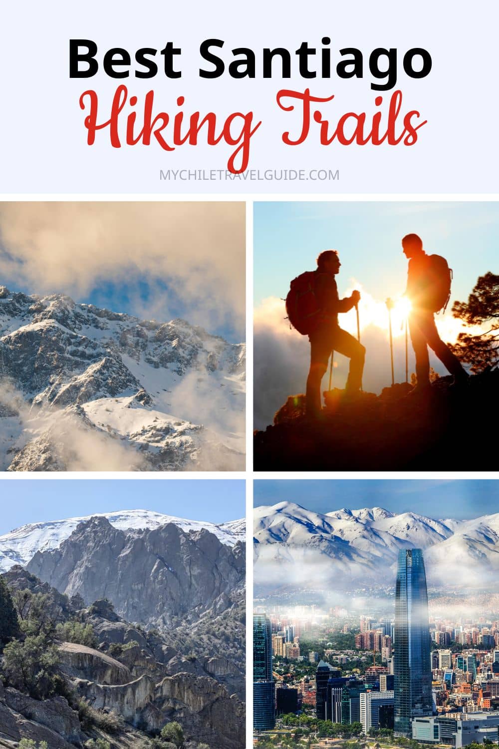 Chile Santiago Hiking trails